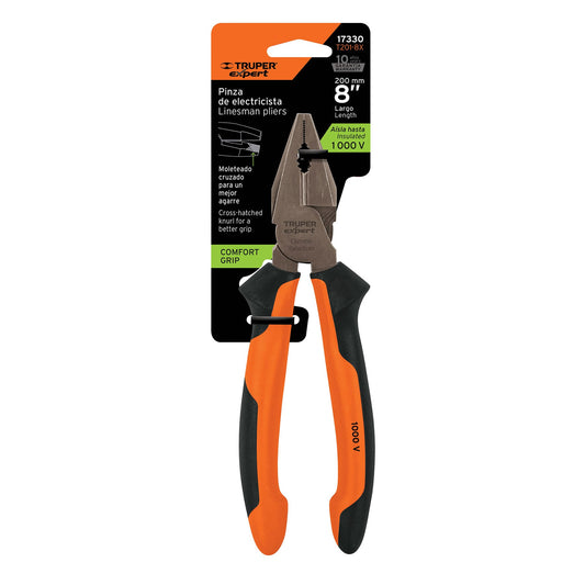 Alicate de electricista, Comfort Grip - 17330