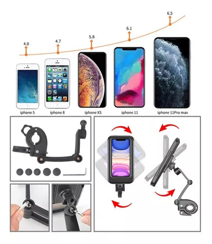 Soporte Holder Base Impermeable Moto