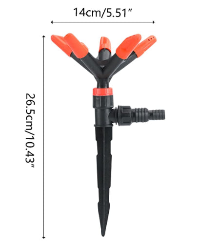 ASPERSOR DE JARDIN 360°